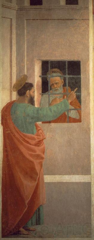 LIPPI, Filippino St Paul Visits St Peter in Prison dh Germany oil painting art